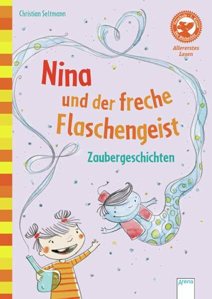 Nina und der freche Flaschengeist. Zaubergeschichten: Der Bücherbär: Allererstes Lesen: Zaubergeschichten. Mit Bücherbärfigur am Lesebändchen. Mit Leserätseln