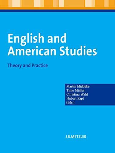 English and American Studies: Theory and Practice