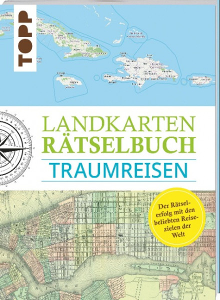 Landkarten Rätselbuch - Traumreisen