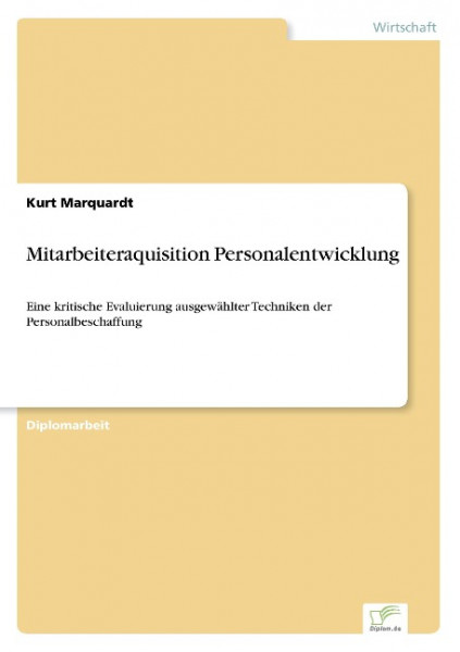 Mitarbeiteraquisition Personalentwicklung