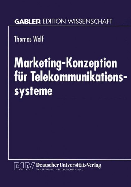 Marketing-Konzeption für Telekommunikationssysteme