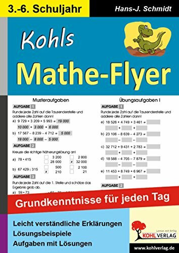 Kohls Mathe-Flyer: Grundkenntnisse für jeden Tag: Grundkenntnisse für jeden Tag im 3.-6. Schuljahr