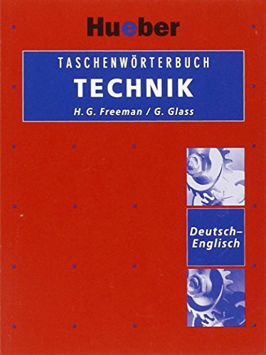 Taschenwörterbuch Technik, Deutsch-Englisch: 15.000 Fachausdrücke