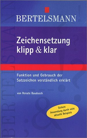 Zeichensetzung Klipp & Klar