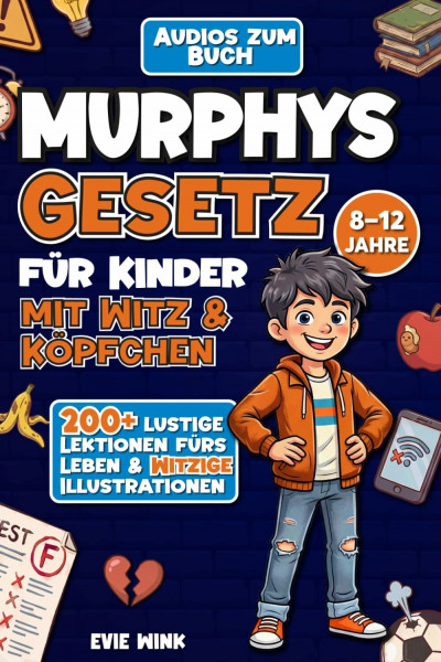 Murphys Gesetz für Kinder mit Witz und Köpfchen: 200+ lustige Lektionen zum Mitmachen für 8–12-Jährige – Alltagspannen meistern, Probleme lösen, Selbstvertrauen stärken