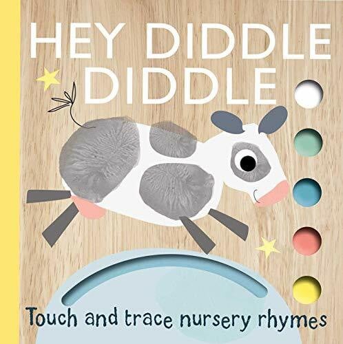 Touch and Trace Nursery Rhymes: Hey Diddle Diddle (Board Book for Babies and Toddlers 0-2 years old)