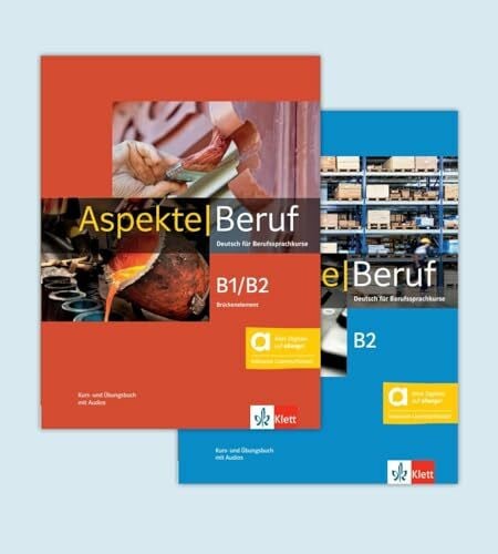 Aspekte Beruf B1/B2 Brückenelement und B2 – Hybride Ausgabe allango: Deutsch für Berufssprachkurse. Paket aus den Kurs- und Übungsbüchern inklusive Lizenzschlüssel allango (24 Monate)