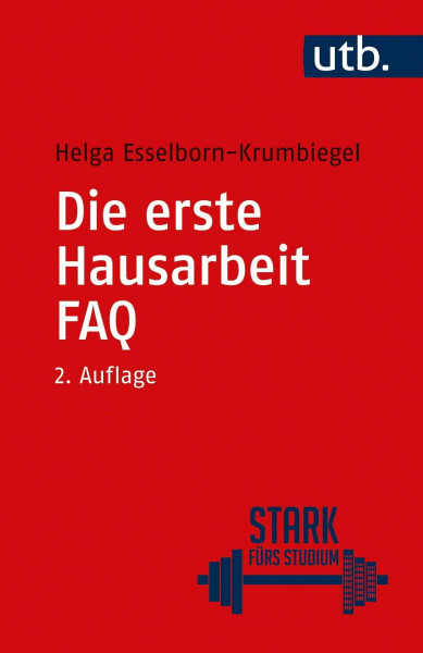 Die erste Hausarbeit - FAQ (Stark fürs Studium)