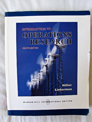 Introduction to Operations Research, w. CD-ROM: Eight edition