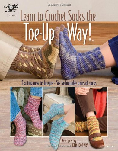 Learn to Crochet Socks the Toe-Up Way! (Annie's Attic)