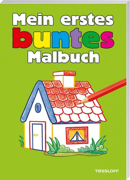 Mein erstes buntes Malbuch. Grün