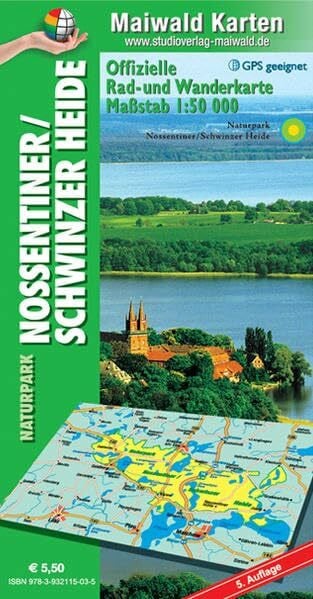 Nossentiner/Schwinzer Heide = Offizielle Rad- u. Wanderkarte Naturpark Nossentiner/Schwinzer Heide: Maßstab 1:50.000 - GPS geeignet - Kartennetz: ... - Maßstab 1:50.000 - GPS geeignet)