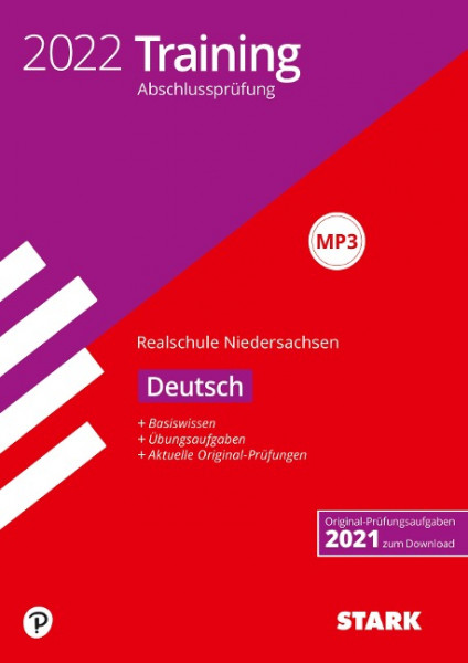 STARK Training Abschlussprüfung Realschule 2022 - Deutsch - Niedersachsen