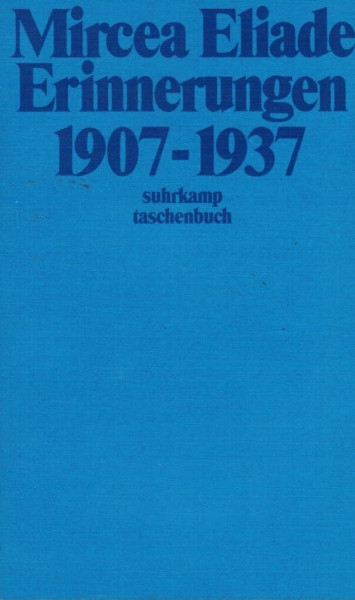 Erinnerungen 1907-1937 (suhrkamp taschenbuch)