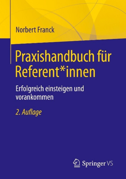 Praxishandbuch für Referent*innen