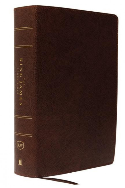 The King James Study Bible, Bonded Leather, Brown, Indexed, Full-Color Edition