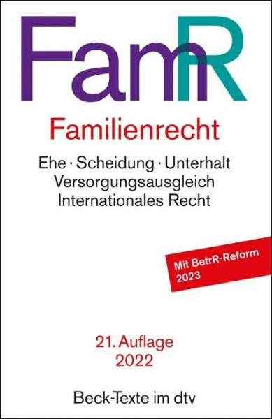 Familienrecht (Beck-Texte im dtv)