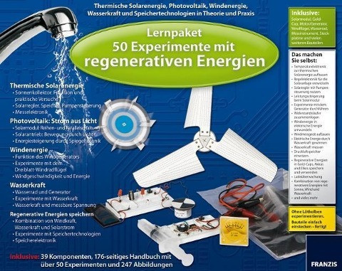 Lernpaket 50 Experimente mit regenerativen Energien