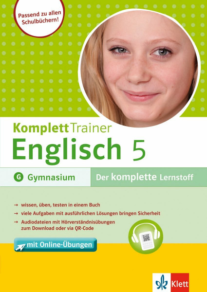 Klett Komplett Trainer Englisch Klasse 5: Englisch im Gymnasium umfassend üben: Buch mit Online-Übungen
