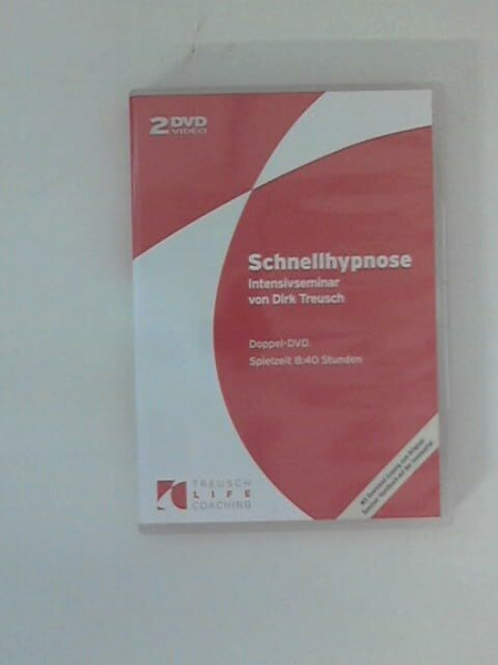 Hypnose lernen (Doppel-DVD): Schnellhypnose und Blitzhypnose. Tiefe Trance sofort, jederzeit und überall