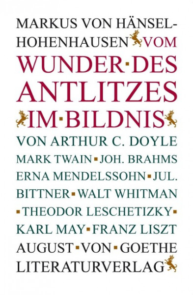 Vom Wunder des Antlitzes im Bildnis