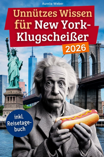 Unnützes Wissen für New York-Klugscheißer: 222 lustige & skurrile Fakten, die du nie wissen wolltest, aber lieben wirst - das ideale Geschenk für ... (inkl. Reisetagebuch) (Wissen über New York)