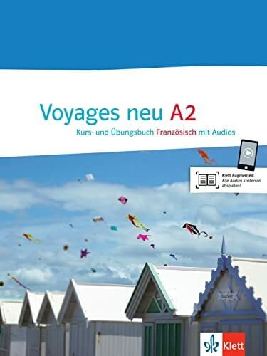 Voyages neu A2: Kurs- und Übungsbuch mit Audios