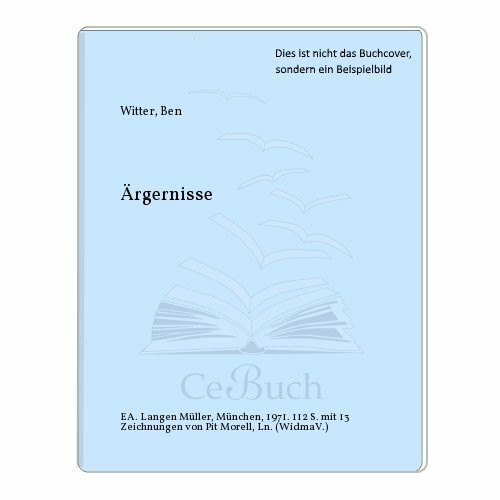 Ärgernisse