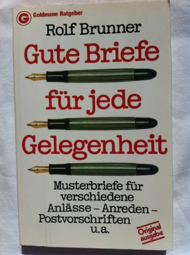 Gute Briefe für jede Gelegenheit.