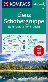 KOMPASS Wanderkarte 48 Lienz, Schobergruppe, Nationalpark Hohe Tauern 1:50.000