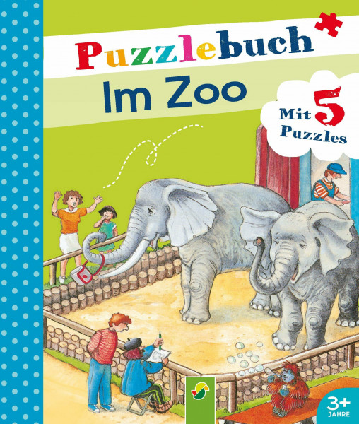 Puzzlebuch Im Zoo: Mit 5 Puzzles