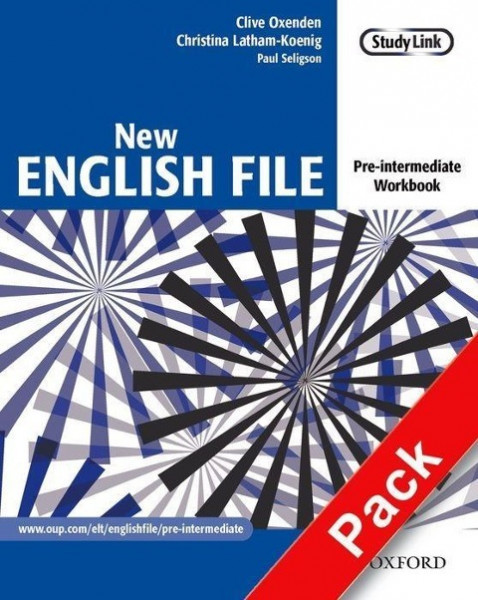 New English File: Pre-intermediate: Workbook with key and MultiROM Pack