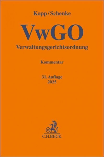 Verwaltungsgerichtsordnung. VwGO: Kommentar (Gelbe Erläuterungsbücher)