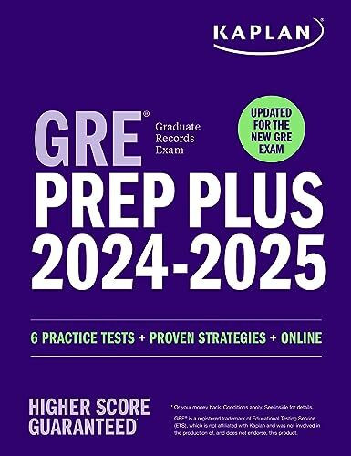 GRE Prep Plus 2024-2025: Your Ultimate Guide to GRE Success: Updated for the New GRE (Kaplan Test Prep)
