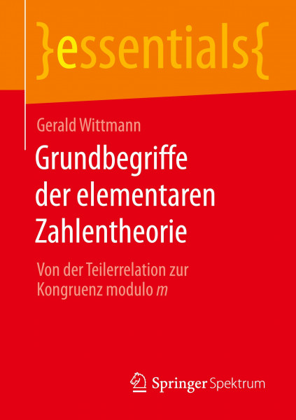 Grundbegriffe der elementaren Zahlentheorie