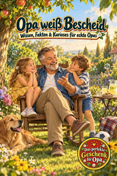 Opa weiß Bescheid - Wissen, Fakten & Kurioses für echte Opas: Geschenk für Opa | Opi | Großvater | Lustiges Geschenkbuch | Opa werden | Großpapa | ... | Geschenkidee zum Geburtstag & Weihnachten