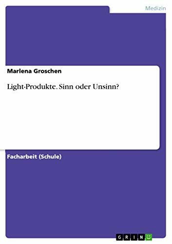 Light-Produkte. Sinn oder Unsinn?