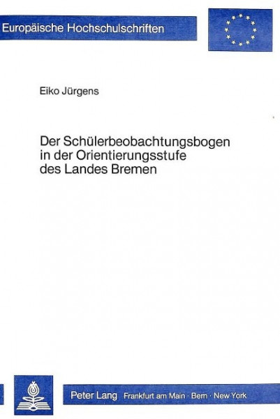 Der Schülerbeobachtungsbogen in der Orientierungsstufe des Landes Bremen