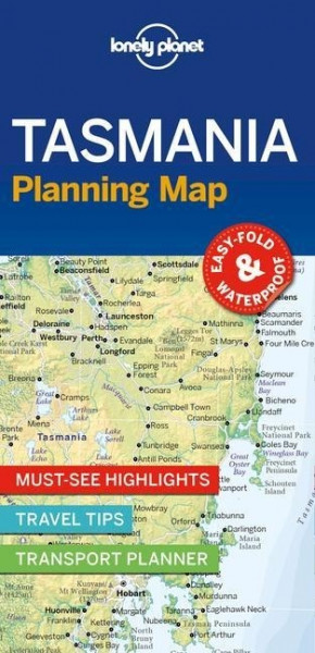 Lonely Planet Tasmania Planning Map