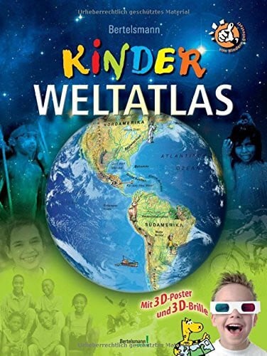 Bertelsmann Kinder Weltatlas: Mit 3D- Poster und 3D- Brille