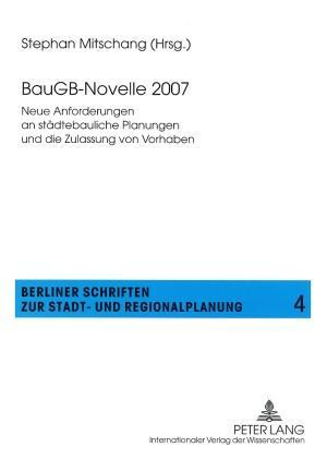 BauGB-Novelle 2007