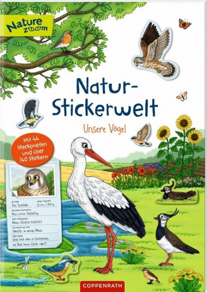 Natur-Stickerwelt - Unsere Vögel