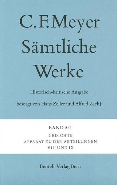 Sämtliche Werke. Historisch-kritische Ausgabe 05. Gedichte