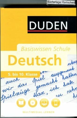 Basiswissen Schule – Deutsch 5. bis 10. Klasse: Das Standardwerk für Schüler