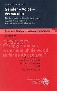 Gender - Voice - Vernacular - Boesenberg, Eva