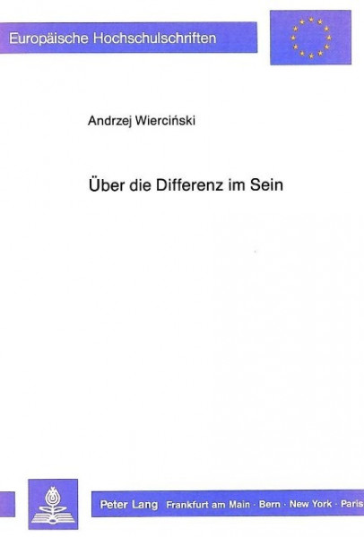 Über die Differenz im Sein