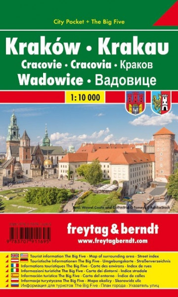 Krakau - Wadowice 1 : 10 000. City Pocket + The Big Five