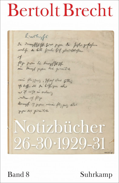 Notizbücher: Band 8: 1929-31