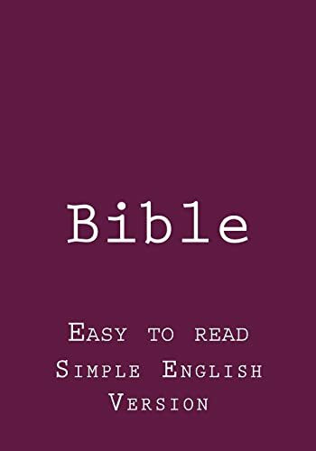 Bible: Easy to read - simple English version