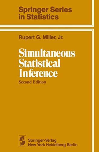 Simultaneous Statistical Inference (Springer Series in Statistics)